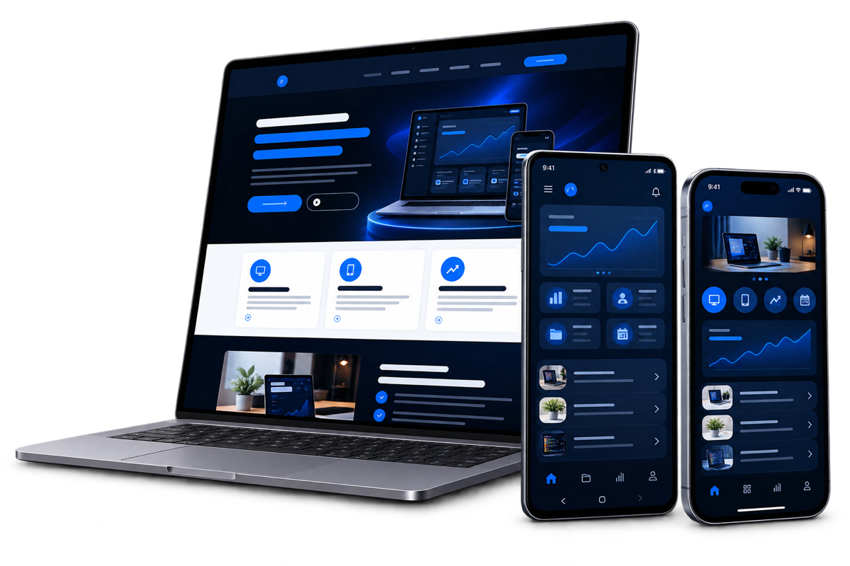 Nexar Web Services mobile app development connected to a business website