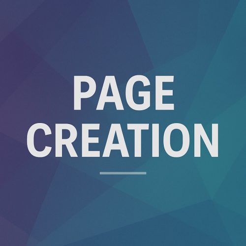 Page Creation