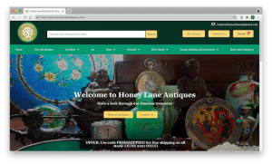 Honey Lane Antiques NI Website