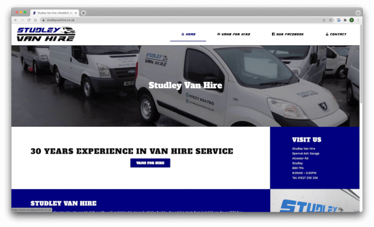Studley Van Hire
