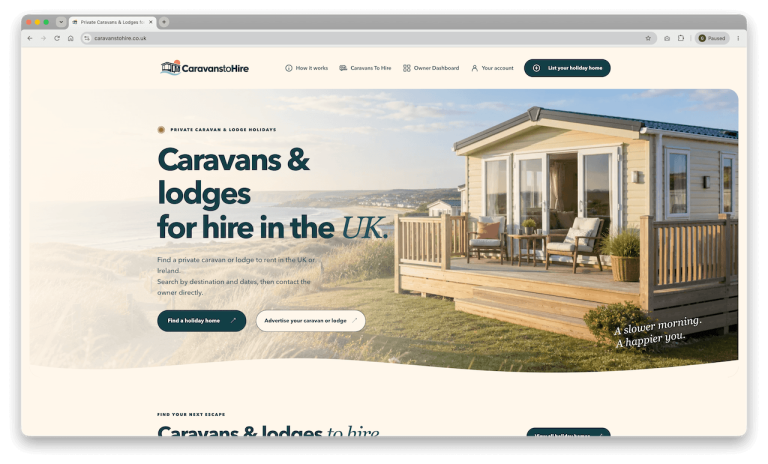 caravans to hire
